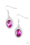 Paparazzi VINTAGE VAULT "Imperial SHINE-ness" Pink Earrings Paparazzi Jewelry