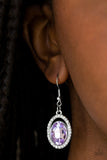 Paparazzi "Imperial SHINE-ness" Purple Earrings Paparazzi Jewelry