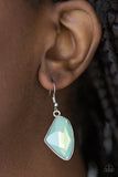 Paparazzi "Mystic Mist" Green Earrings Paparazzi Jewelry