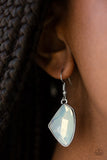 Paparazzi "Mystic Mist" White Earrings Paparazzi Jewelry