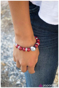 Paparazzi "A Fairytale Ending" Red Bracelet Paparazzi Jewelry