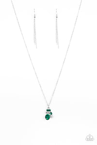 Paparazzi "Time To Be Timeless" Green Necklace & Earring Set Paparazzi Jewelry