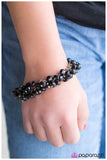 Paparazzi "Pixie Dust" Black Bracelet Paparazzi Jewelry