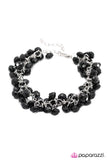 Paparazzi "Pixie Dust" Black Bracelet Paparazzi Jewelry