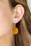 Paparazzi "Key West Walkabout" Orange Necklace & Earring Set Paparazzi Jewelry