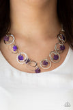 Paparazzi "A Hot SHELL-er" Purple Necklace & Earring Set Paparazzi Jewelry