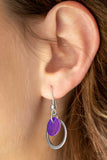 Paparazzi "A Hot SHELL-er" Purple Necklace & Earring Set Paparazzi Jewelry