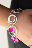 Paparazzi VINTAGE VAULT "Total SHELL-Out" Pink Bracelet Paparazzi Jewelry