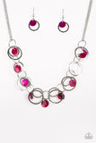 Paparazzi VINTAGE VAULT "A Hot SHELL-er" Pink Necklace & Earring Set Paparazzi Jewelry