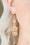 Paparazzi "All About Glam" Gold Earrings Paparazzi Jewelry