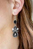 Paparazzi "All About Glam" Black Earrings Paparazzi Jewelry