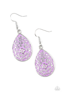 Paparazzi "Flirty Flower Girl" Purple Earrings Paparazzi Jewelry