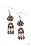 Paparazzi "Which Way West" Copper Earrings Paparazzi Jewelry