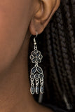 Paparazzi VINTAGE VAULT "Which Way West" Black Earrings Paparazzi Jewelry