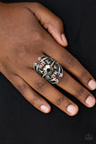 Paparazzi "Here Comes The Champ" Silver Ring Paparazzi Jewelry