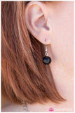 Paparazzi "Leading Lady" Black 005XX Necklace & Earring Set Paparazzi Jewelry