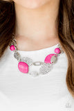 Paparazzi "Second Nature" Pink Necklace & Earring Set Paparazzi Jewelry