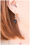 Paparazzi "A Shot In the Dark" Black Necklace & Earring Set Paparazzi Jewelry