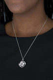Paparazzi "Speaking Of Timeless" Pink Necklace & Earring Set Paparazzi Jewelry