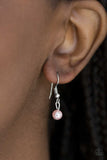 Paparazzi "Speaking Of Timeless" Pink Necklace & Earring Set Paparazzi Jewelry