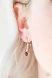 Paparazzi VINTAGE VAULT "I Am Queen" Purple Necklace & Earring Set Paparazzi Jewelry