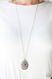 Paparazzi VINTAGE VAULT "I Am Queen" Red Necklace & Earring Set Paparazzi Jewelry