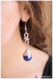 Paparazzi "I Am Hooked - Blue" earring Paparazzi Jewelry