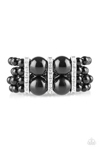 Paparazzi VINTAGE VAULT "Romance Remix" Black Bracelet Paparazzi Jewelry