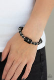 Paparazzi "Sagebrush Serenade" Black Bracelet Paparazzi Jewelry