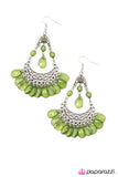 Paparazzi "My Valentine - Green" earring Paparazzi Jewelry