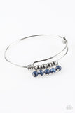 Paparazzi VINTAGE VAULT "All Roads Lead To Roam" Blue Bracelet Paparazzi Jewelry