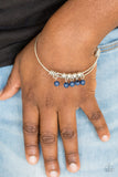 Paparazzi VINTAGE VAULT "All Roads Lead To Roam" Blue Bracelet Paparazzi Jewelry