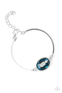 Paparazzi "Definitely Dashing" Blue Bracelet Paparazzi Jewelry