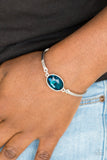 Paparazzi "Definitely Dashing" Blue Bracelet Paparazzi Jewelry