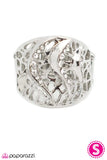 Paparazzi "Rip Tide - White " ring Paparazzi Jewelry