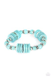 Paparazzi "Sagebrush Serenade" Blue Bracelet Paparazzi Jewelry