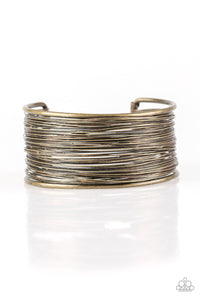 Paparazzi "Wire Warrior" Brass Bracelet Paparazzi Jewelry