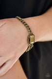 Paparazzi "Command and Conqueror" Brass Bracelet Paparazzi Jewelry