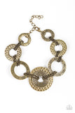 Paparazzi "Way Wild" Brass Bracelet Paparazzi Jewelry