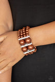 Paparazzi "Romance Remix" Brown Bracelet Paparazzi Jewelry