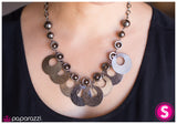 Paparazzi "Strike While Haute" Black Necklace & Earring Set Paparazzi Jewelry