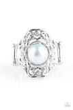 Paparazzi "Pearl Princess" Blue Ring Paparazzi Jewelry