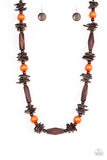 Paparazzi "Cozumel Coast" Orange Necklace & Earring Set Paparazzi Jewelry