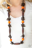 Paparazzi "Cozumel Coast" Orange Necklace & Earring Set Paparazzi Jewelry