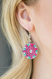 Paparazzi "Caribbean Cruzin" Pink Earrings Paparazzi Jewelry