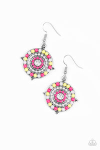 Paparazzi "Caribbean Cruzin" Multi  Earrings Paparazzi Jewelry