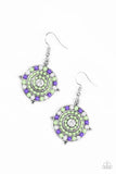 Paparazzi "Caribbean Cruzin" Green Earrings Paparazzi Jewelry