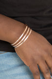 Paparazzi "Street Sleek" Rose Gold Bar Cuff Bracelet Paparazzi Jewelry