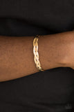 Paparazzi "Business As Usual" Gold Bracelet Paparazzi Jewelry