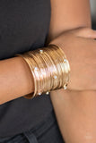 Paparazzi "Professional Prima Donna" Gold Bracelet Paparazzi Jewelry